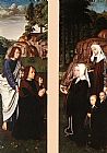Gerard David Triptych of Jean Des Trompes (side panels) painting